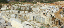 White Galaxy Granite Quarry Image