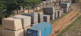 Granite Rough Blocks Image
